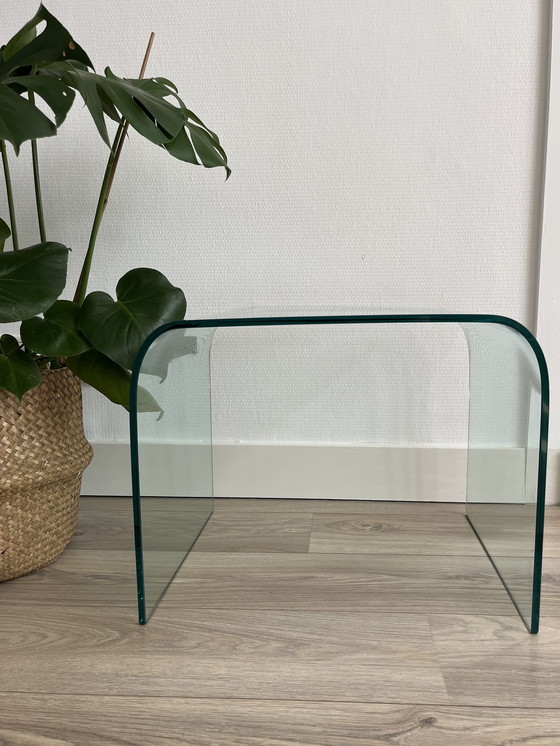 Image 1 of Fiam Italia 1980 Side Table Coffee Table Glass