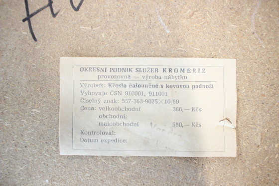 Image 1 of Midcentury Chairs By Kroměříž, 1950