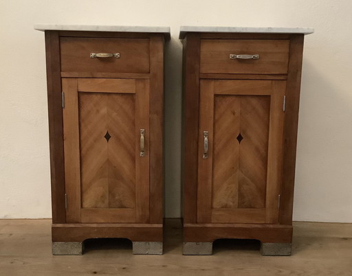 2X Table de nuit Armoire Commode