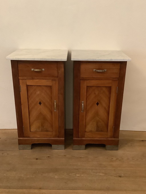 2X Table de nuit Armoire Commode