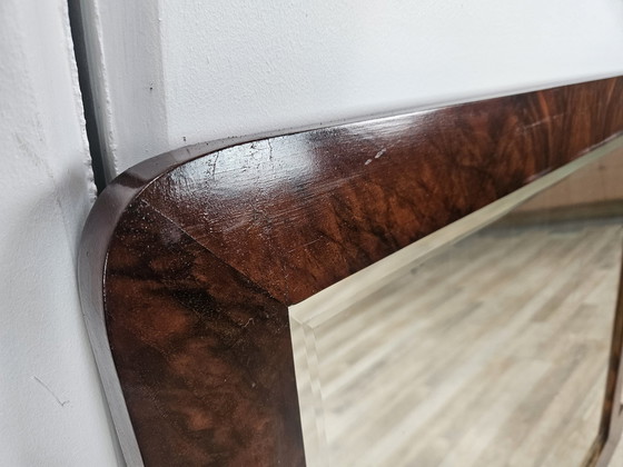 Image 1 of Art Decò Mirror In Walnut Briar