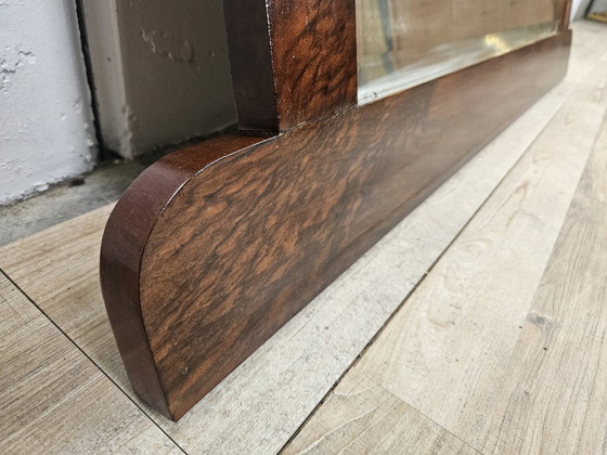 Image 1 of Art Decò Mirror In Walnut Briar