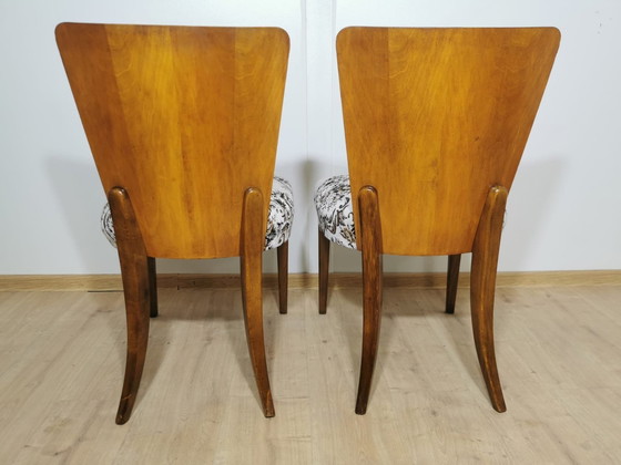 Image 1 of Art Deco Dining Chairs By Jindrich Halabala