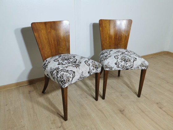 Image 1 of Art Deco Dining Chairs By Jindrich Halabala