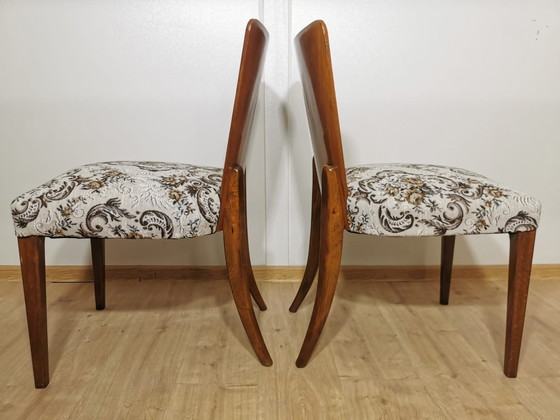 Image 1 of Art Deco Dining Chairs By Jindrich Halabala