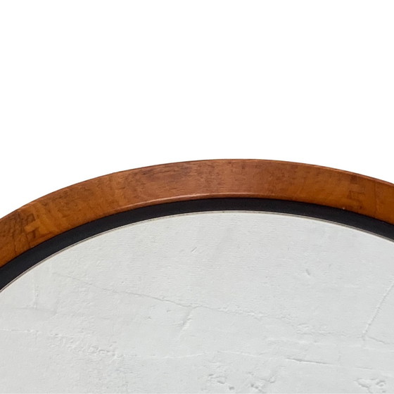 Image 1 of Teak Mirror By Uno & Östen Kristiansson For Luxus