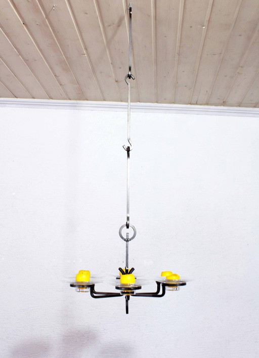 Erik Höglund Art Deco chandelier