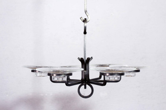 Image 1 of Erik Höglund Art Deco chandelier