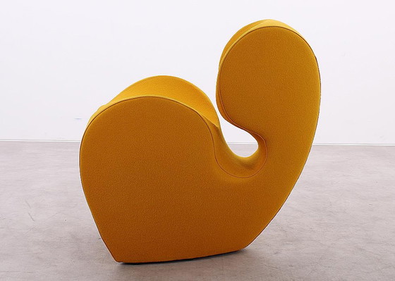 Image 1 of Fauteuil Moroso Soft Little Heavy jaune ocre