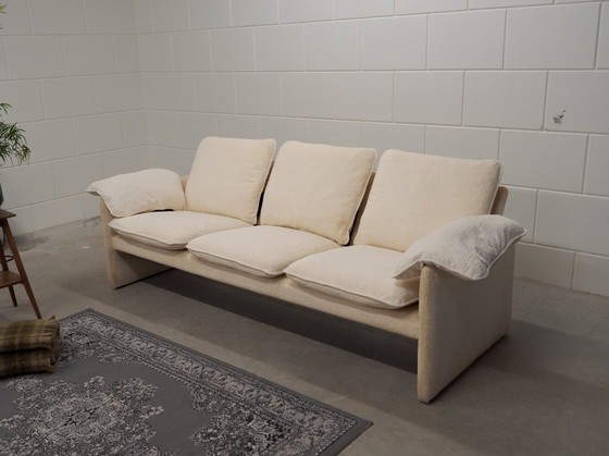 Image 1 of Leolux (Bora Bora) | Design 3 Seater Sofa | Teddy White Beige