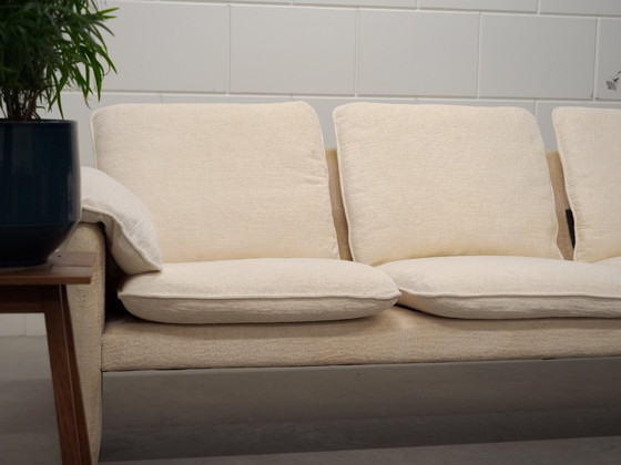 Image 1 of Leolux (Bora Bora) | Design 3 Seater Sofa | Teddy White Beige