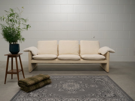 Image 1 of Leolux (Bora Bora) | Design 3 Seater Sofa | Teddy White Beige