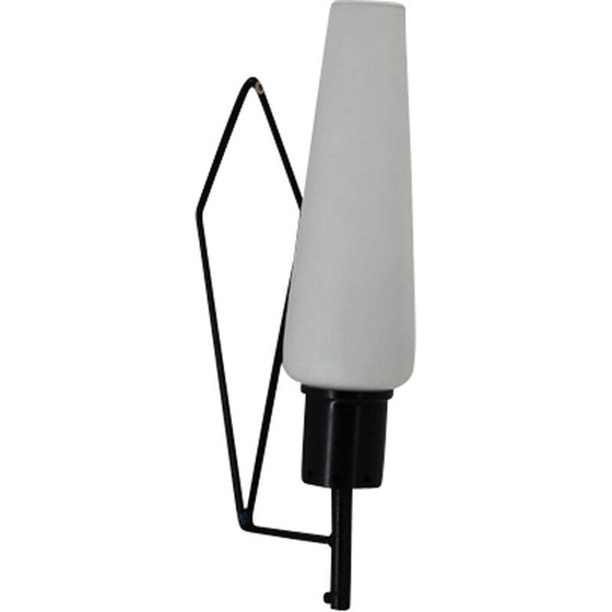 Image 1 of Lampada da parete vintage in metallo e vetro per Instala Děčín, Cecoslovacchia 1970