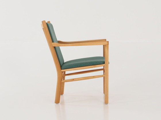 Image 1 of Beech Armchair, Danish Design, 1970S, Designer: Erik Ole Jørgensen, Manufacture: Tarm Stole & Møbelfabrik