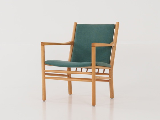 Image 1 of Beech Armchair, Danish Design, 1970S, Designer: Erik Ole Jørgensen, Manufacture: Tarm Stole & Møbelfabrik