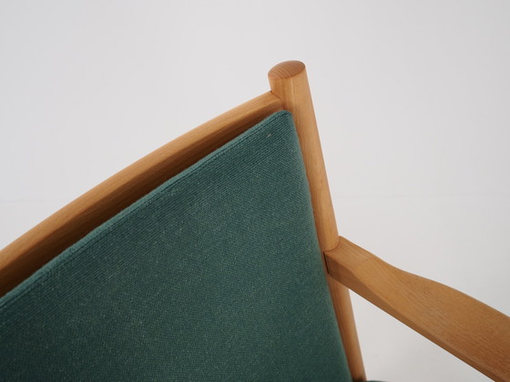 Image 1 of Beech Armchair, Danish Design, 1970S, Designer: Erik Ole Jørgensen, Manufacture: Tarm Stole & Møbelfabrik