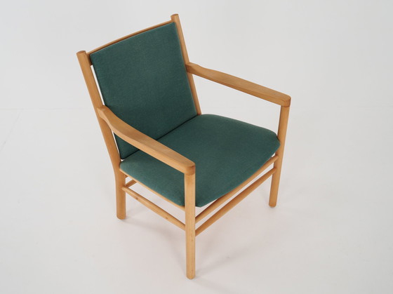 Image 1 of Beech Armchair, Danish Design, 1970S, Designer: Erik Ole Jørgensen, Manufacture: Tarm Stole & Møbelfabrik