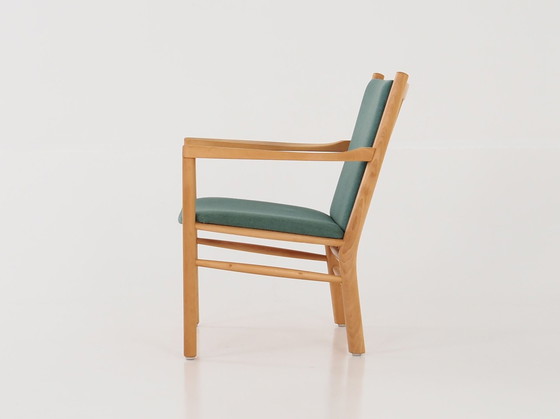 Image 1 of Beech Armchair, Danish Design, 1970S, Designer: Erik Ole Jørgensen, Manufacture: Tarm Stole & Møbelfabrik