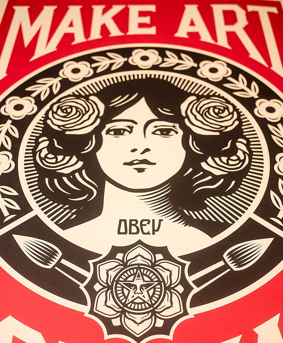 Image 1 of Shepard Fairey make art not warOBEY