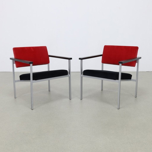 2X Minimalist Armchair Compact Model, 1960S