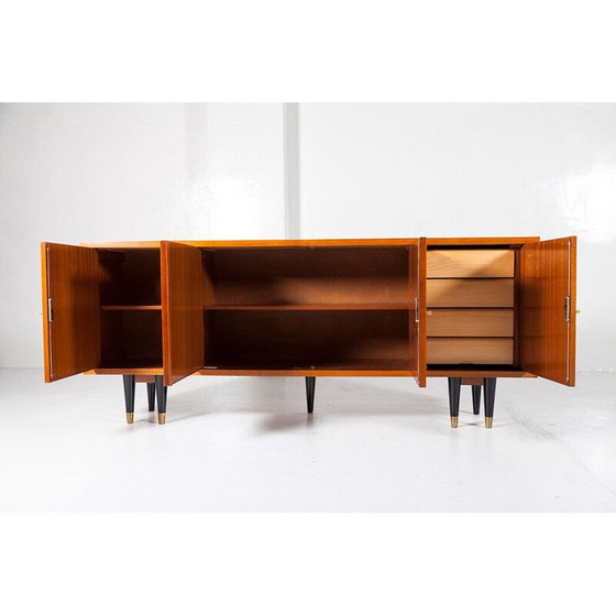 Image 1 of Large vintage wooden sideboard, France, 1940s