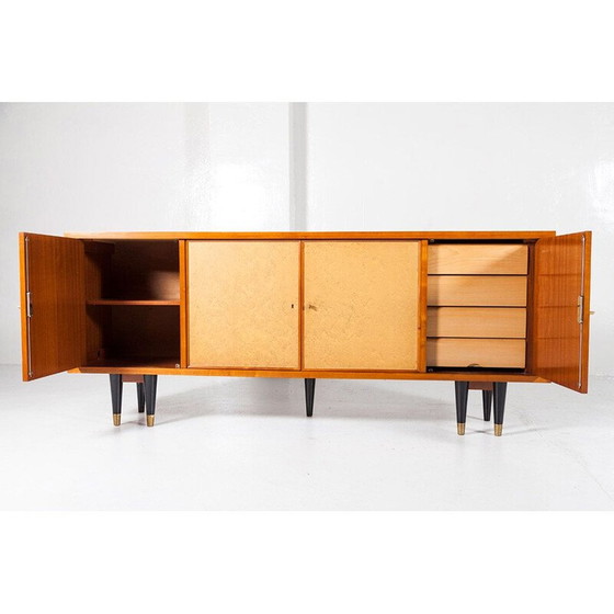 Image 1 of Large vintage wooden sideboard, France, 1940s