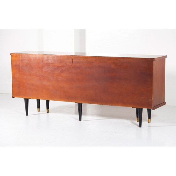 Image 1 of Large vintage wooden sideboard, France, 1940s