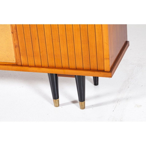 Image 1 of Large vintage wooden sideboard, France, 1940s
