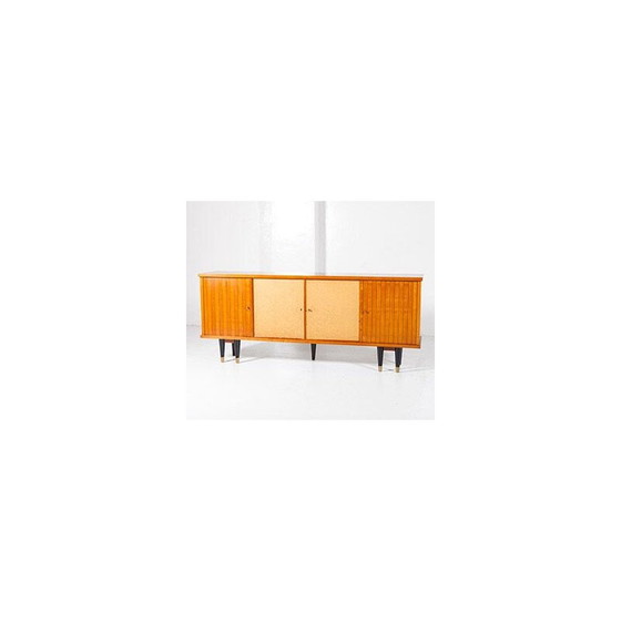 Image 1 of Large vintage wooden sideboard, France, 1940s