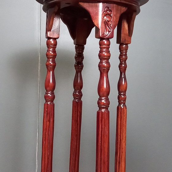 Image 1 of French Mahogany Plant Table