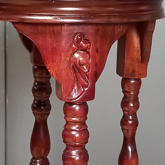 Image 1 of French Mahogany Plant Table