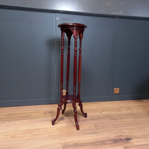 French Mahogany Plant Table