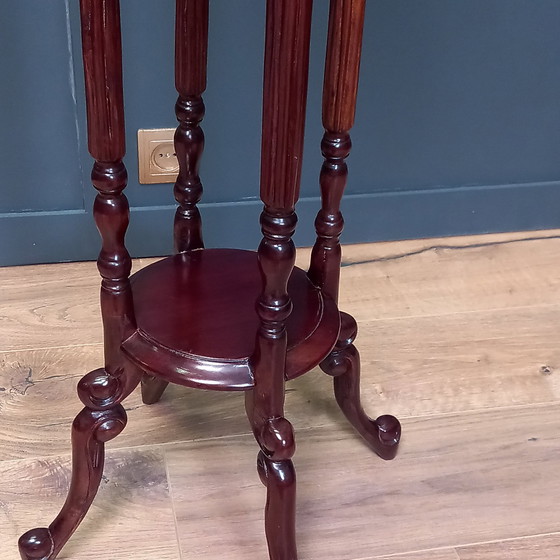 Image 1 of French Mahogany Plant Table