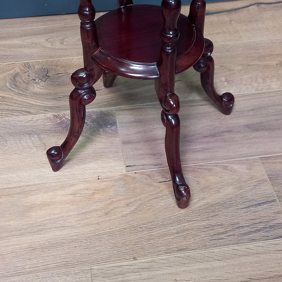 Image 1 of French Mahogany Plant Table