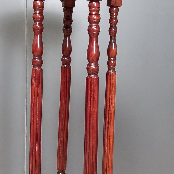 Image 1 of French Mahogany Plant Table