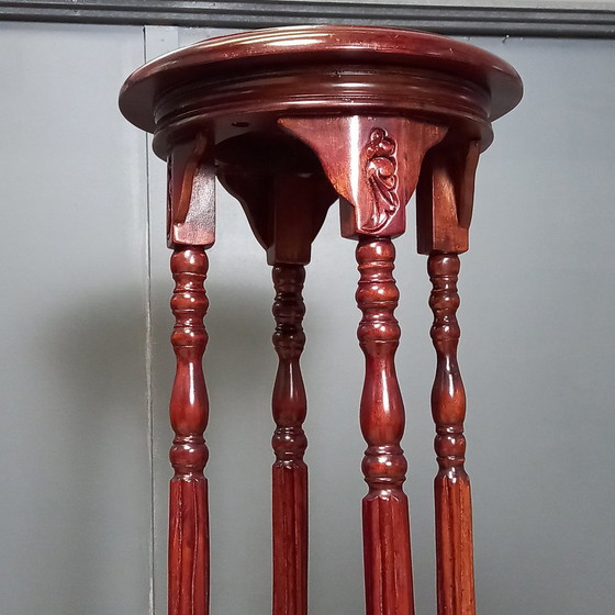 Image 1 of French Mahogany Plant Table