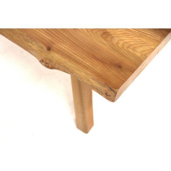 Image 1 of Vintage elm coffee table, Sweden 1970