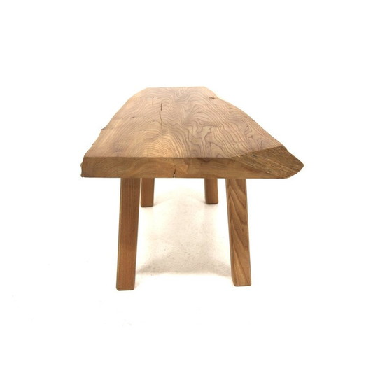 Image 1 of Vintage elm coffee table, Sweden 1970