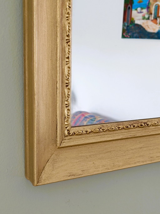 Gilded Solid Wood Mirror