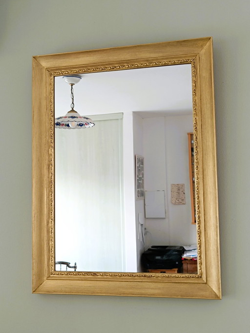 Gilded Solid Wood Mirror