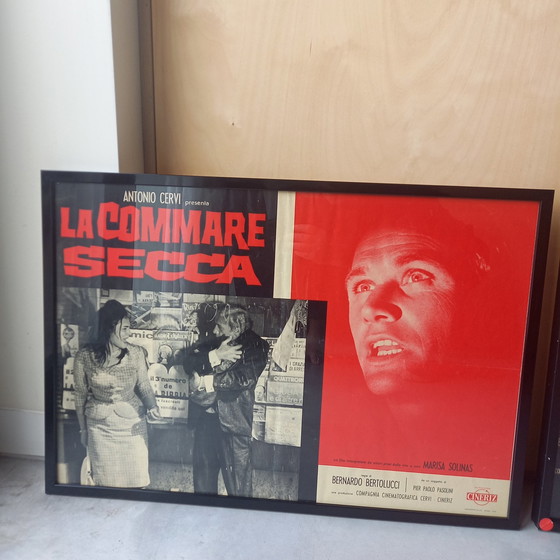 Image 1 of 10x Bernardo Bertolucci sur le film : La Commare Secca affiches de film encadrées