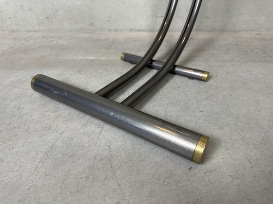 Image 1 of Vintage design chrome side table