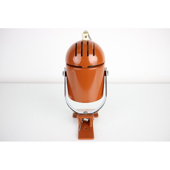 Image 1 of Vintage metal and chrome wall lamp with clamp by Stanislav Indra, Czechoslovakia 1970s