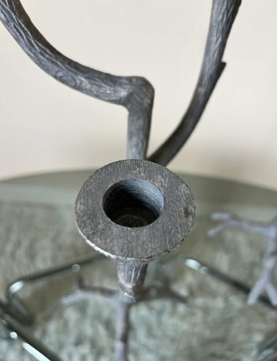 Image 1 of Lampadari in alluminio con design vegetale anni &#39;70