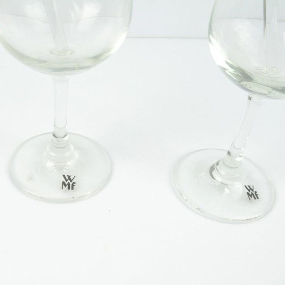 Image 1 of Pair of vintage crystal grog glasses by Wmf, Germany 1990s