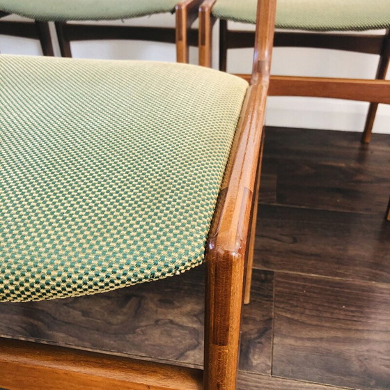 Image 1 of Set of 4 vintage teak chairs by Erik Buch for O.D. Mobler, Denmark 1960