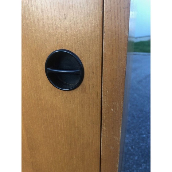 Image 1 of Vintage two-door wooden cabinet by Charles Minvielle, 1965