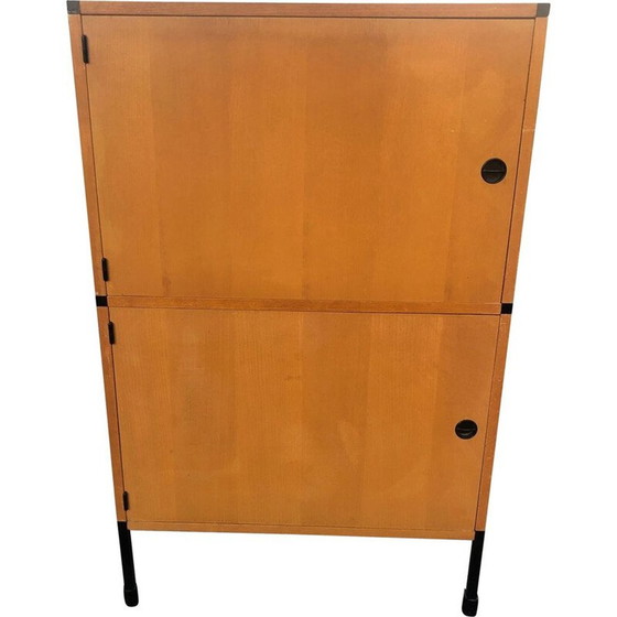 Image 1 of Vintage two-door wooden cabinet by Charles Minvielle, 1965