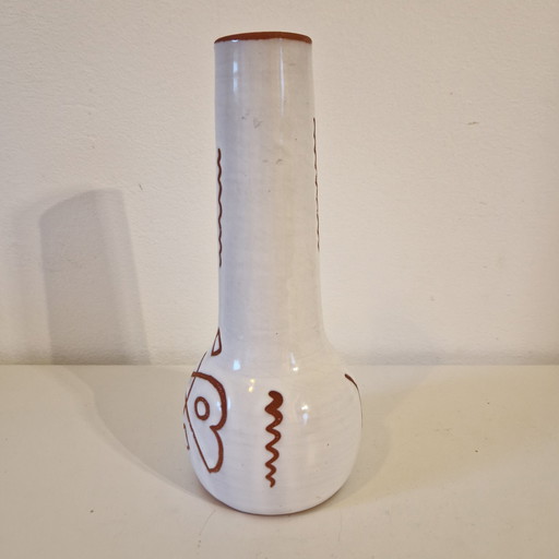 1950s Vintage Vase Ceramic Vase