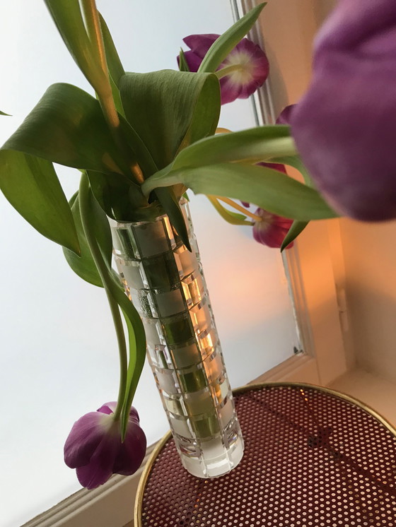 Image 1 of Vintage Vase - Hand cut crystal - Bauhaus - Schott Zwiesel - 1950